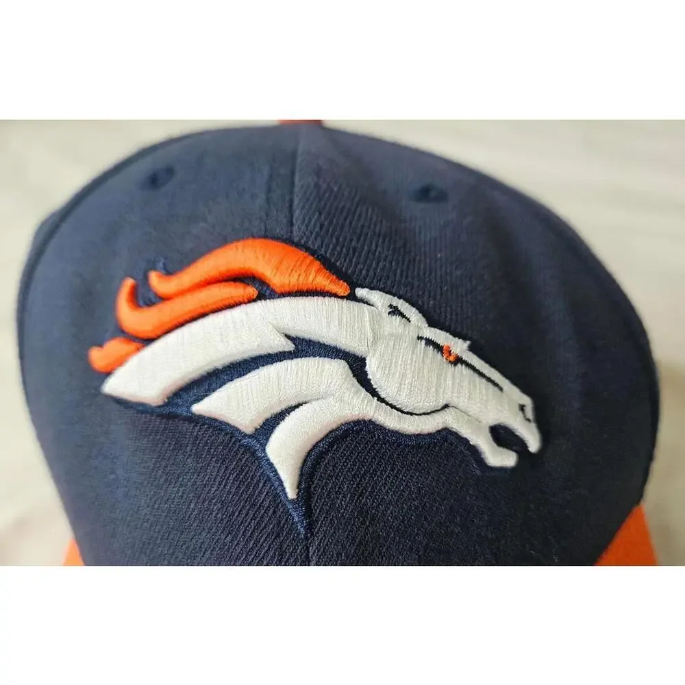 New Era Denver Broncos Navy and Orange‎ Baseball Cap Unisex Size Large/XLarge